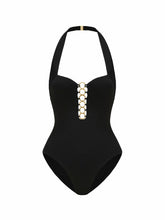 Sonia One-Piece Swimsuit: Black One-Piece Swimsuit for Beach Vacation | Nana Jacqueline