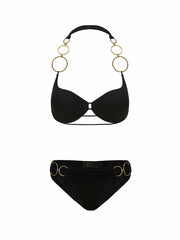 Amira Bikini Set: Black Bikini Set for Beach Vacation | Nana Jacqueline