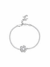 Soleil Floral Crystal White Bracelet | Nana Jacqueline