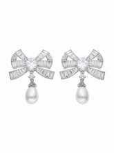 Evelyn Earrings: White Pearl Earrings for Bridal Shower | Nana Jacqueline