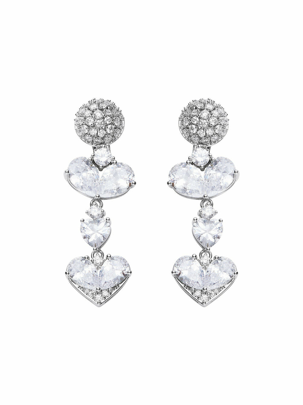 Gigi Earrings: Silver Earrings for Bridal Shower | Nana Jacqueline