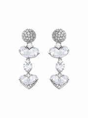 Gigi Earrings: Silver Earrings for Bridal Shower | Nana Jacqueline