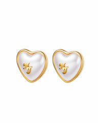 Valencia Earrings: White Pearl Earrings for Bridal Shower | Nana Jacqueline