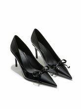Audrina Bow Heels: Black Heels for Cocktail Party | Nana Jacqueline
