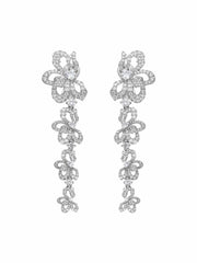 Priscilla Earrings: White Earrings for Formal Events | Nana Jacqueline