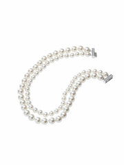 Marisa Necklace: White Pearl Necklace for Bridal Shower | Nana Jacqueline
