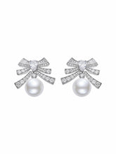 Alysa Earrings: White Pearl Earrings for Bridal Shower | Nana Jacqueline