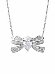 Alysa Necklace: Silver Necklace for Bridal Shower | Nana Jacqueline