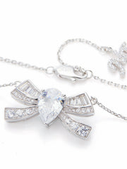 Timeless Ribbon: Silver Jewelry Set for Mother's Day Gift | Nana Jacqueline