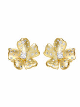 Jolie Floral Gold Earrings | Nana Jacqueline