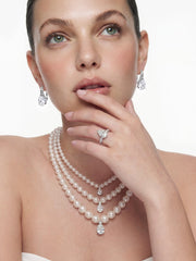 Daniela Pear-Cut Crystal Drop Earrings | Nana Jacqueline