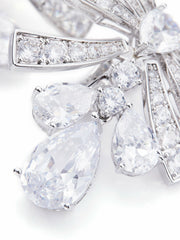 Talia Earrings: Silver Bow Earrings for Wedding After-Party | Nana Jacqueline