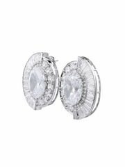 Audrina Earrings: Silver Earrings for Formal Events | Nana Jacqueline