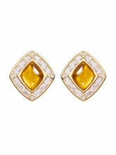 Bianca Earrings: Yellow Earrings for Cocktail Party | Nana Jacqueline
