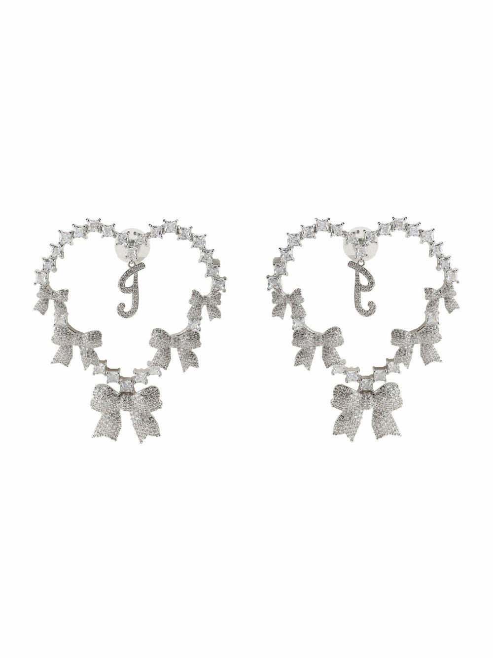 Limited Edition NJ Love Earrings: Silver Earrings for Party | Nana Jacqueline