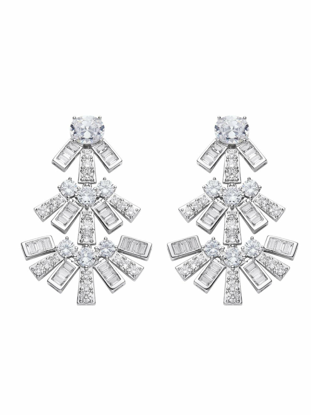 Claira Earrings: White Earrings for Bridal Shower | Nana Jacqueline