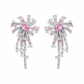 Candace Tassel Earrings: Pink Earrings for Party | Nana Jacqueline