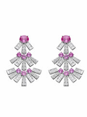 Claira Earrings: Pink Earrings for Cocktail Party | Nana Jacqueline