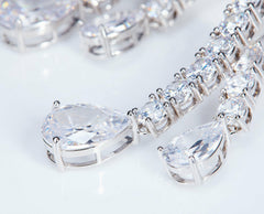 Miah Earrings: Silver Earrings for Cocktail Party | Nana Jacqueline