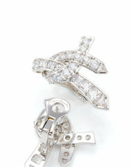 Nicolette Earrings: White Earrings for Bridal Shower | Nana Jacqueline