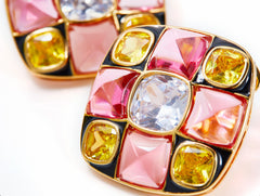 Cassandra Earrings: Pink Earrings for Cocktail Party | Nana Jacqueline
