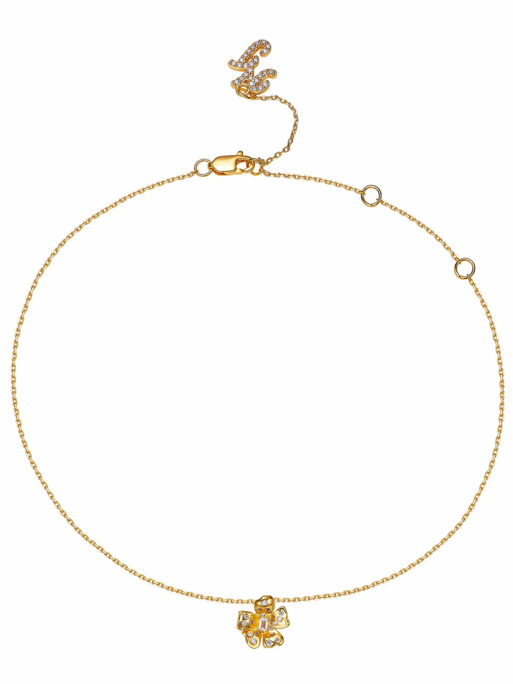Lumi Floral Pendant Gold Necklace | Nana Jacqueline