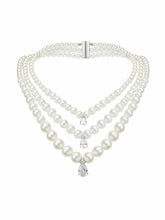 Adriana Layered Pearl Drop Necklace | Nana Jacqueline