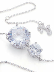 Nadine Necklace: Silver Necklace for Wedding After-Party | Nana Jacqueline