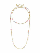 Isabella Pearl Necklace: Pink Necklace for Bridal Shower | Nana Jacqueline