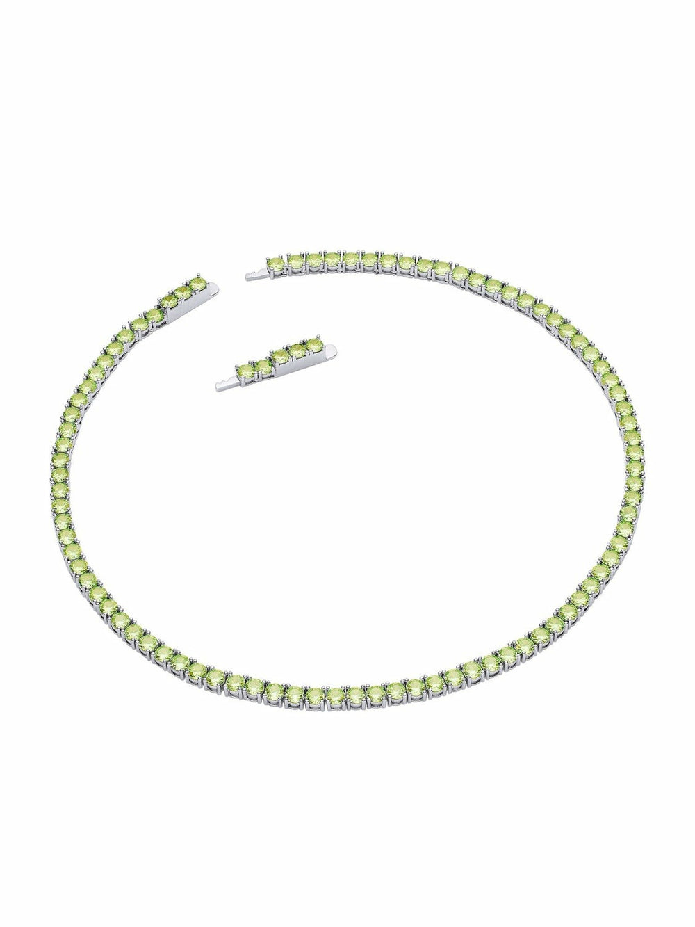 Alexandra Necklace: Green Necklace for Cocktail Party | Nana Jacqueline