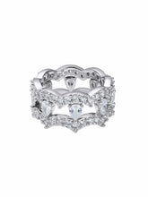 Yvette Stackable Pear-Cut Crystal Ring Set | Nana Jacqueline