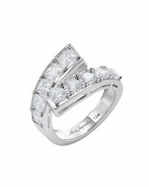Nicolette Ring: White Ring for Cocktail Party | Nana Jacqueline