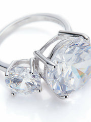 Rachel Ring: Silver Ring for Engagement Party | Nana Jacqueline