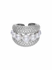 Talia Ring: White Ring for Engagement Party | Nana Jacqueline
