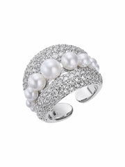 Talia Ring: White Ring for Engagement Party | Nana Jacqueline