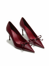 Audrina Bow Heels: Red Heels for Cocktail Party | Nana Jacqueline