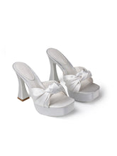 Mara Platform Sandals: White Sandals for Wedding After-Party | Nana Jacqueline