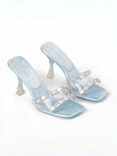 Blue Bellah Sandals: Blue Sandals for Cocktail Party | Nana Jacqueline