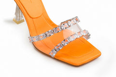Bellah Sandals: Orange Sandals for Vacation Resort | Nana Jacqueline