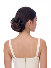 Nolita Ruffle Black Hair Tie | Nana Jacqueline