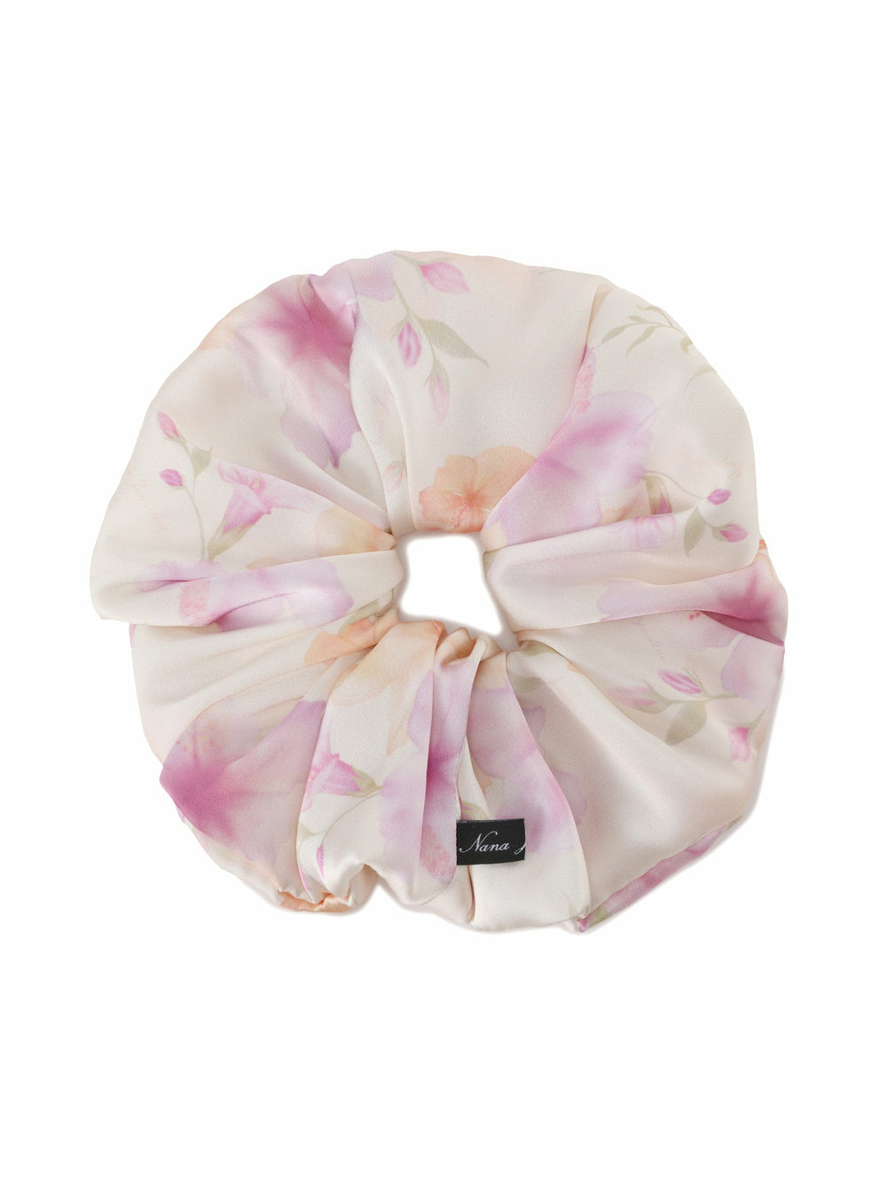 Fleur Floral Print Ivory Scrunchie | Nana Jacqueline