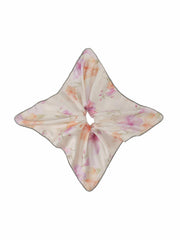 Bloomie Floral Print Cream Hair Tie | Nana Jacqueline
