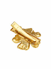 Florabelle Crystal Flower Gold Hair Clip | Nana Jacqueline