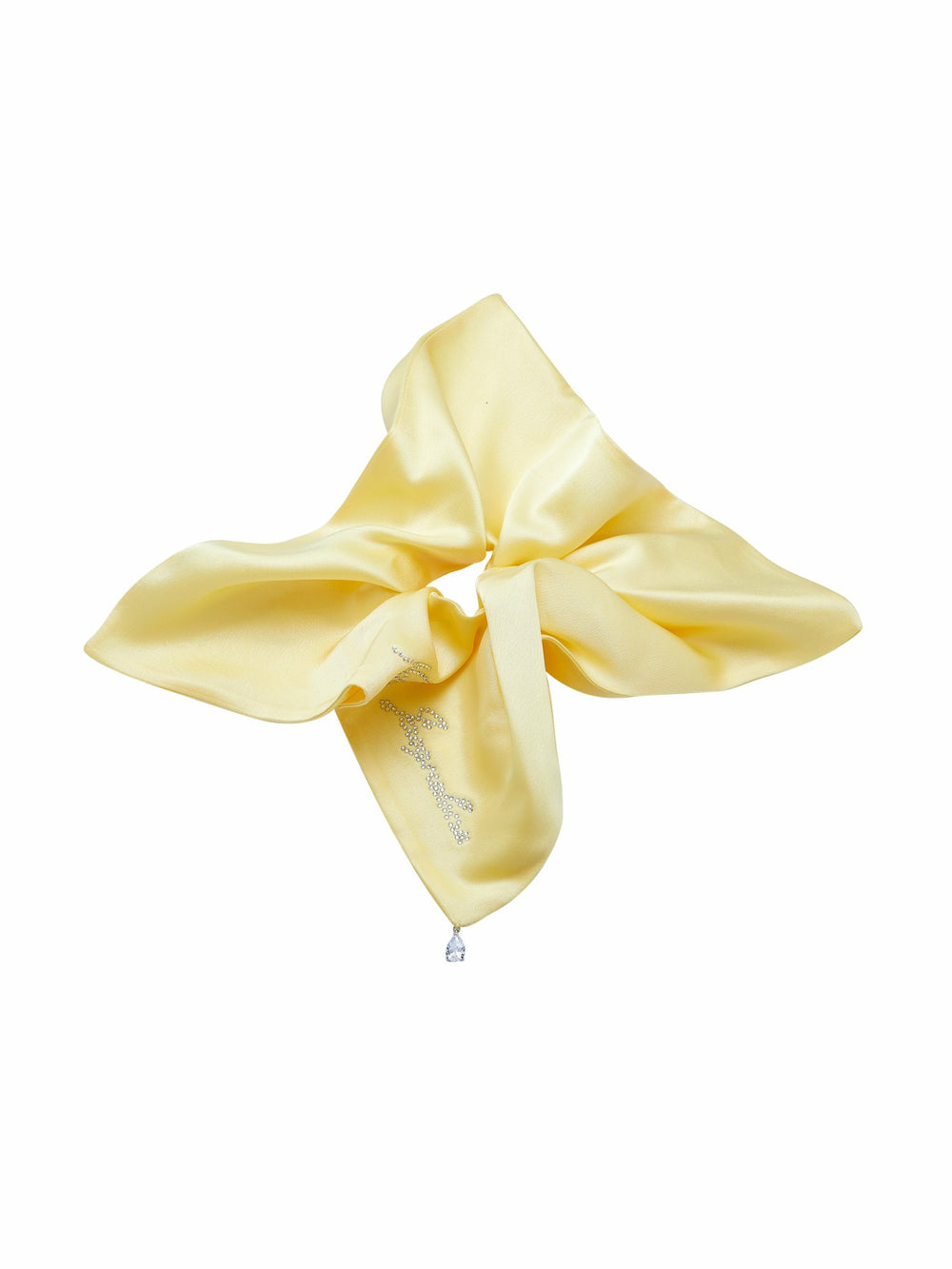 Charlotte Crystal Bow Yellow Hair Tie | Nana Jacqueline