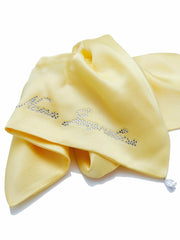 Charlotte Crystal Bow Yellow Hair Tie | Nana Jacqueline