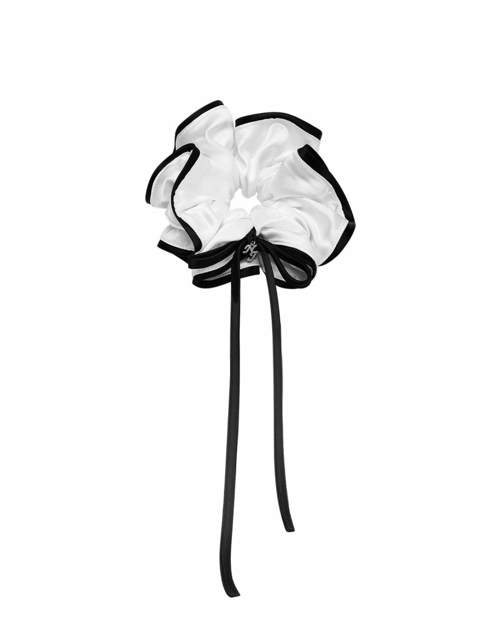 Marlene Scrunchie: White Scrunchie for Bridal Shower | Nana Jacqueline