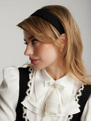 Lisette Headband: Black Headband for Date Night | Nana Jacqueline