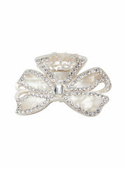 Sydney Hair Clip: White Hair Clip for Bridal Shower | Nana Jacqueline