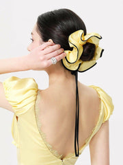 Marlene Scrunchie: Yellow Scrunchie for Brunch | Nana Jacqueline