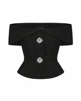 Blakely Top: Black Top for Date Night | Nana Jacqueline